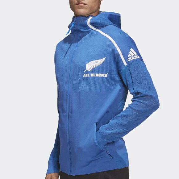 Adidas All Blacks New Zealand Pre Match Jacket Sz small s zip up graphic design - Picture 10 of 12